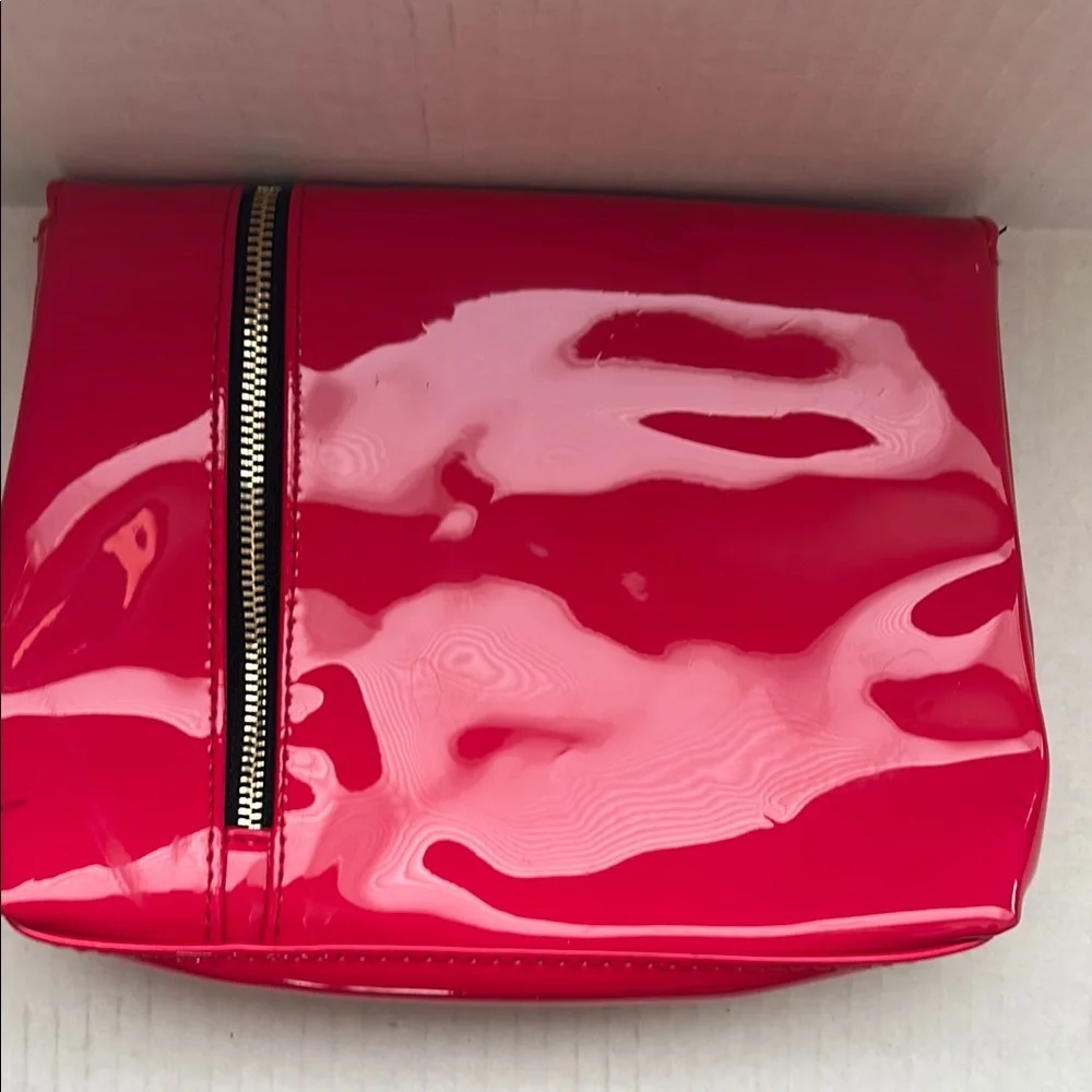 YSL Pink Patent Leather Clutch/Beauty Bag - Picture 2 of 6
